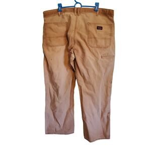 Dickies Khaki Tan Distressed Relaxed Fit Pants Size 42x30